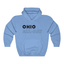 Load image into Gallery viewer, Ohio All-Day Black Hooded Sweatshirt