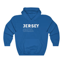 Load image into Gallery viewer, Jersey Girl White Hooded Sweatshirt