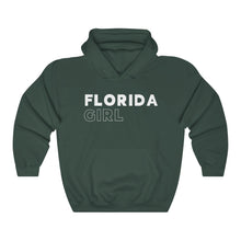 Load image into Gallery viewer, Florida Girl White Hooded Sweatshirt