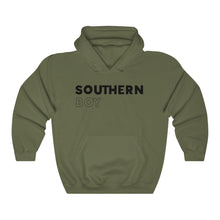 Load image into Gallery viewer, Southern Boy Black Hooded Sweatshirt