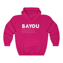 Load image into Gallery viewer, Bayou Girl White Hooded Sweatshirt