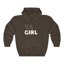 Load image into Gallery viewer, VA Girl White Hooded Sweatshirt