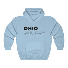 Load image into Gallery viewer, Ohio All-Day Black Hooded Sweatshirt