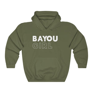 Bayou Girl White Hooded Sweatshirt