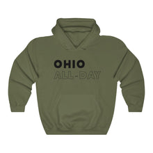 Load image into Gallery viewer, Ohio All-Day Black Hooded Sweatshirt