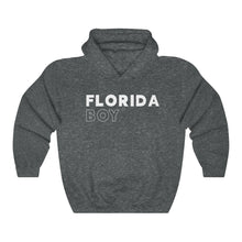 Load image into Gallery viewer, Florida Boy White Hooded Sweatshirt