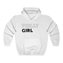 Load image into Gallery viewer, Philly Girl Black Hooded Sweatshirt