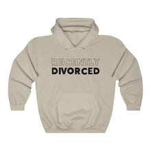 Load image into Gallery viewer, Recently Divorced Black Hooded Sweatshirt