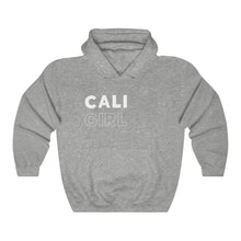 Load image into Gallery viewer, Cali Girl White Hooded Sweatshirt