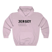 Load image into Gallery viewer, Jersey Girl Black Hooded Sweatshirt