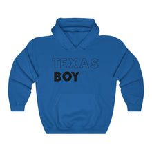 Load image into Gallery viewer, Texas Boy Black Hooded Sweatshirt