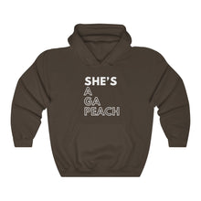 Load image into Gallery viewer, She's A GA Peach Unisex Heavy Blend™ Hooded Sweatshirt