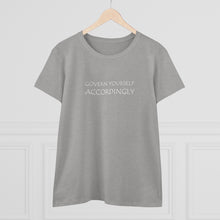 Load image into Gallery viewer, Govern Yourself Midweight Cotton Tee
