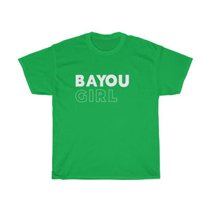 Bayou Girl White Unisex Heavy Cotton Tee