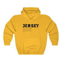 Load image into Gallery viewer, Jersey Boy Black Hooded Sweatshirt