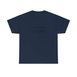 Black Woman Healing Unisex Heavy Cotton Tee
