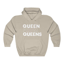Load image into Gallery viewer, Queen From Queens White Hooded Sweatshirt