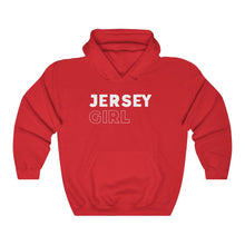 Load image into Gallery viewer, Jersey Girl White Hooded Sweatshirt