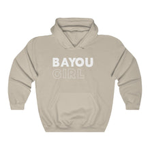 Load image into Gallery viewer, Bayou Girl White Hooded Sweatshirt