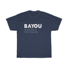 Load image into Gallery viewer, Bayou Girl White Unisex Heavy Cotton Tee