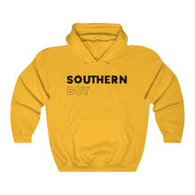 Load image into Gallery viewer, Southern Boy Black Hooded Sweatshirt