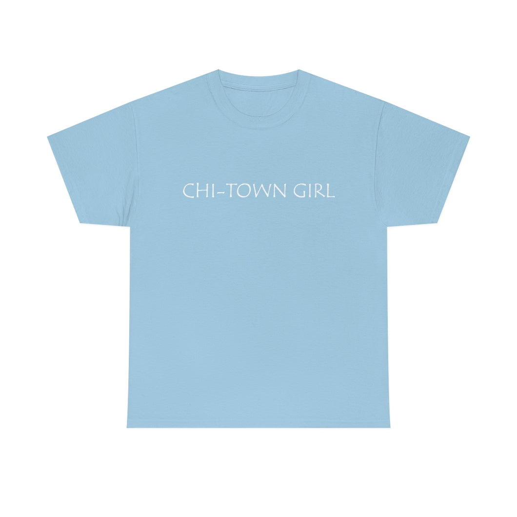 Chi Town Girl Unisex Heavy Cotton Tee
