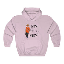 Load image into Gallery viewer, Hey Boy Heey! Logo Black Hooded Sweatshirt
