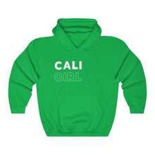 Load image into Gallery viewer, Cali Girl White Hooded Sweatshirt