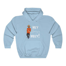 Load image into Gallery viewer, Hey Boy Heey! White Logo Hooded Sweatshirt