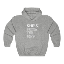 Load image into Gallery viewer, She's From the DMV Unisex Heavy Blend™ Hooded Sweatshirt