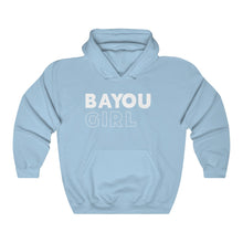 Load image into Gallery viewer, Bayou Girl White Hooded Sweatshirt