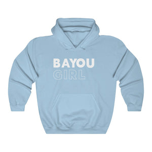 Bayou Girl White Hooded Sweatshirt