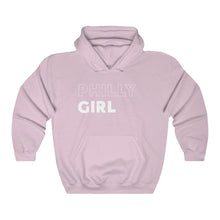Load image into Gallery viewer, Philly Girl White Hooded Sweatshirt