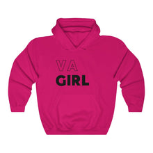 Load image into Gallery viewer, VA Girl Black Hooded Sweatshirt