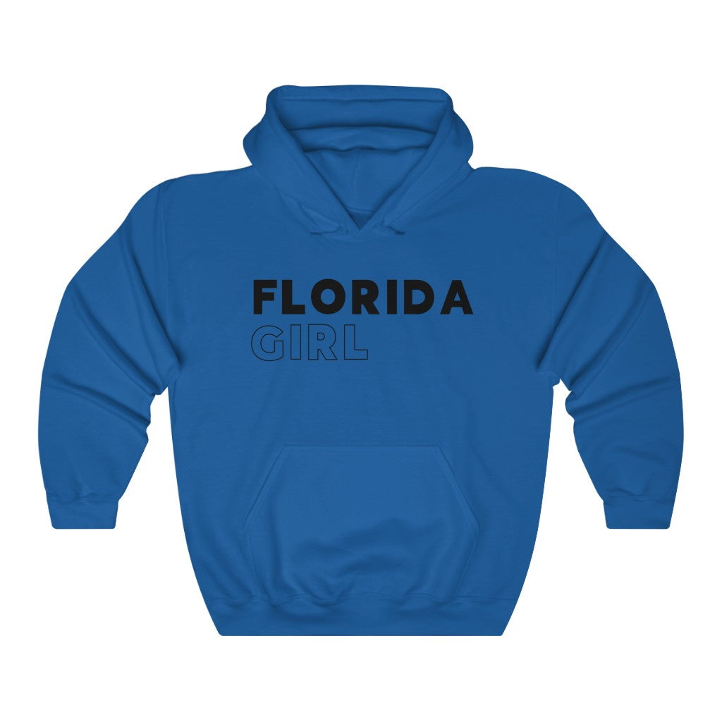 Florida Girl Black Hooded Sweatshirt