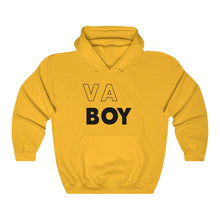 Load image into Gallery viewer, VA Boy Black Hooded Sweatshirt