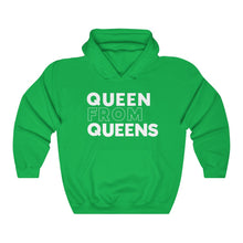 Load image into Gallery viewer, Queen From Queens White Hooded Sweatshirt
