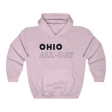 Load image into Gallery viewer, Ohio All-Day Black Hooded Sweatshirt