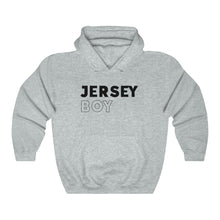 Load image into Gallery viewer, Jersey Boy Black Hooded Sweatshirt