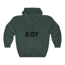 Load image into Gallery viewer, VA Boy Black Hooded Sweatshirt