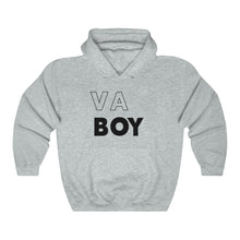 Load image into Gallery viewer, VA Boy Black Hooded Sweatshirt