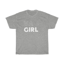 Load image into Gallery viewer, VA Girl White Unisex Heavy Cotton Tee