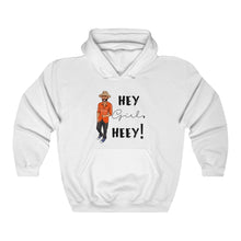 Load image into Gallery viewer, Hey Girl Heey! Black Logo Hooded Sweatshirt