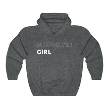 Load image into Gallery viewer, Brooklyn Girl White Hooded Sweatshirt