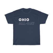 Load image into Gallery viewer, Ohio All-Day White Unisex Heavy Cotton Tee