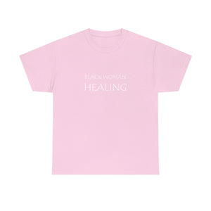 Black Woman Healing Unisex Heavy Cotton Tee