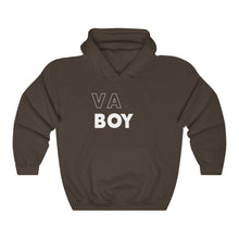 Load image into Gallery viewer, VA Boy White Hooded Sweatshirt