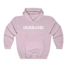 Load image into Gallery viewer, Husband Material White Hooded Sweatshirt