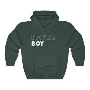 BMore Boy White Hooded Sweatshirt