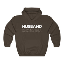 Load image into Gallery viewer, Husband Material White Hooded Sweatshirt